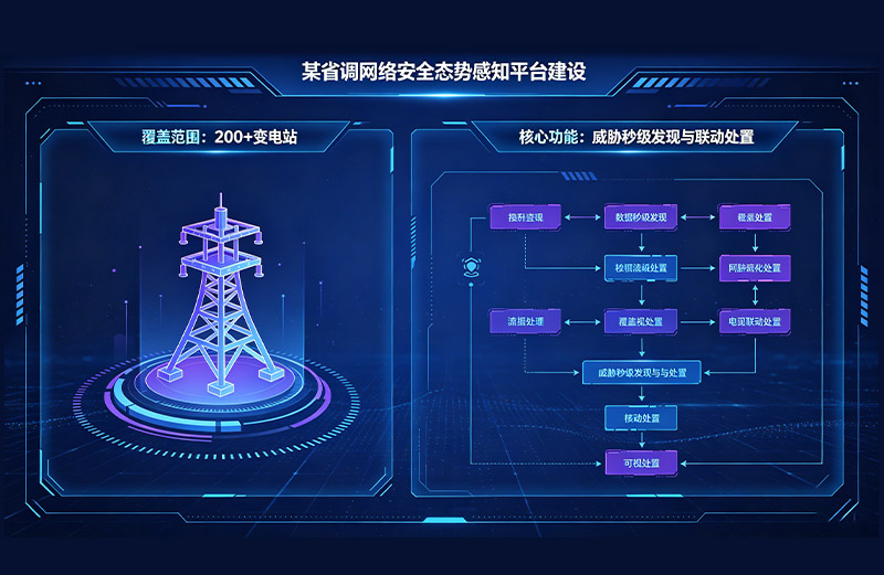 某省调网络安全态势感知平台建设
